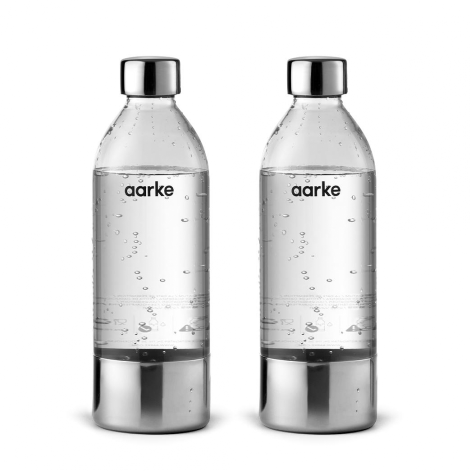 Aarke PET Water Bottle 1L 2-set